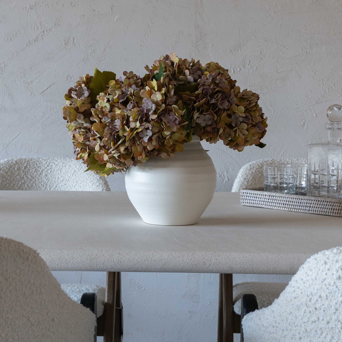 Decorative Artificial Flower - Coffee Color