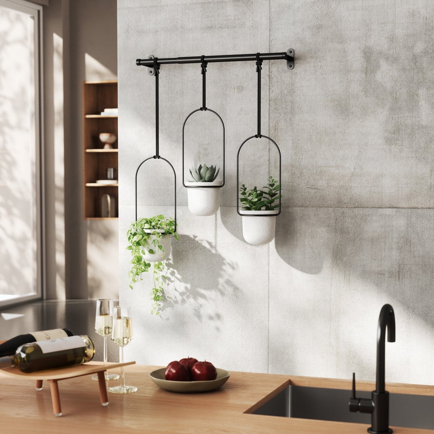 Hanging Planters, Set of 3