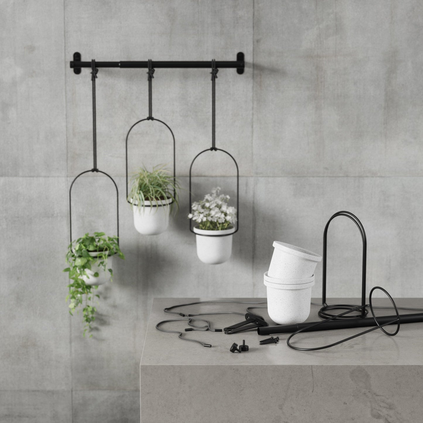Hanging Planters, Set of 3