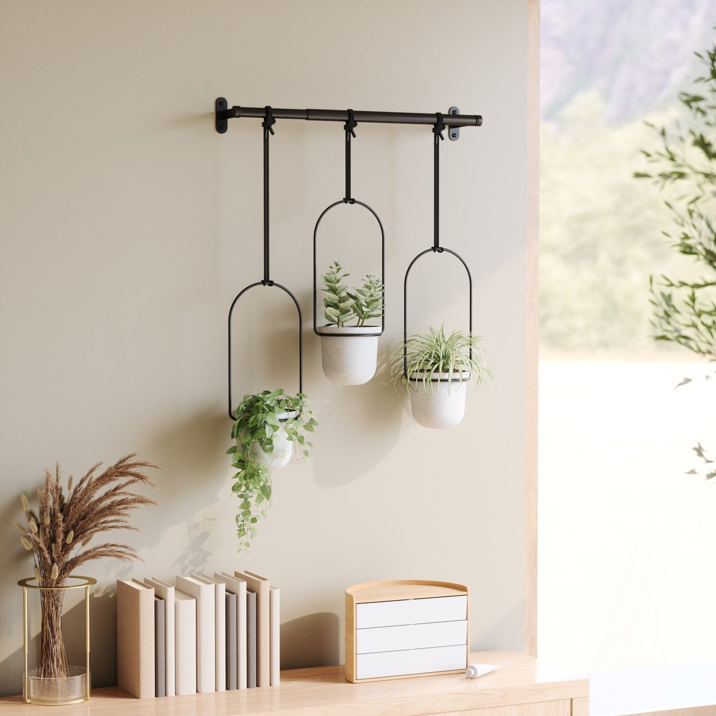 Hanging Planters, Set of 3
